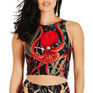 Reversible Knot Top in Coral My Name by Yoga Democracy/ Size Medium